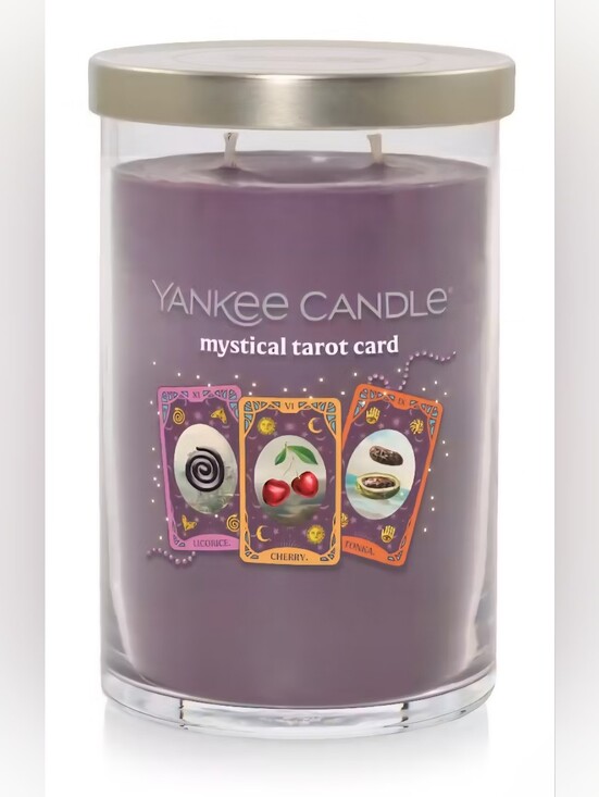 Yankee Candle Other - Yankee Candle Mystical Tarot Card Jar Candle - Purple with Gold Lid